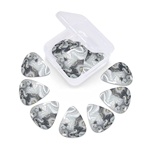 Ensemble de 12 médiators de guitare à rayures en marbre gris pour guitare acoustique, guitare électrique, contrebasse… - Les Beatles, Paul McCartney, John Lennon, RIngo Starr, George Harrison Ensemble de 12 médiators de guitare à rayures en marbre gris pour guitare acoustique, guitare électrique, contrebasse… – Image 7