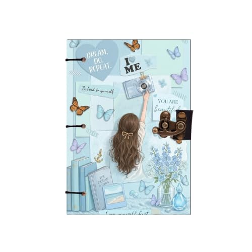 Image of Dream Do Respect Diary Notebook 7x5 Inch 160 Pages Unruled Journal for Notes