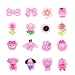 CUTEABC Slime Charms Bulk,40Pcs Slime Charms Cute Set for Crafts,Pink Assorted Resin Plastic Kawaii Charms for DIY Making Crafting,3D Flatback Charms Set Mixed for Ornament Scrapbooking