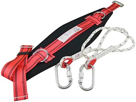 Safety Harness Kits, KATSU Mountain Climbing Work Height Safety Belt Fall Arrest Body Rescue Rope Aerial Work Belt 362113