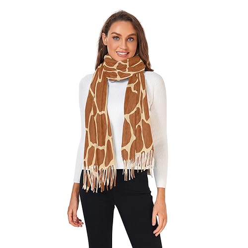 ALAZA Abstract Giraffe Spot Women’s Scarf Soft Warm Long Scarves Shawl Wrap for Winter Autumn Home Office Travel3
