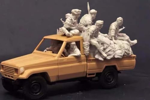 Kit résine 1/35 soldats arabes figurines pour donner vie à vos décors de collection