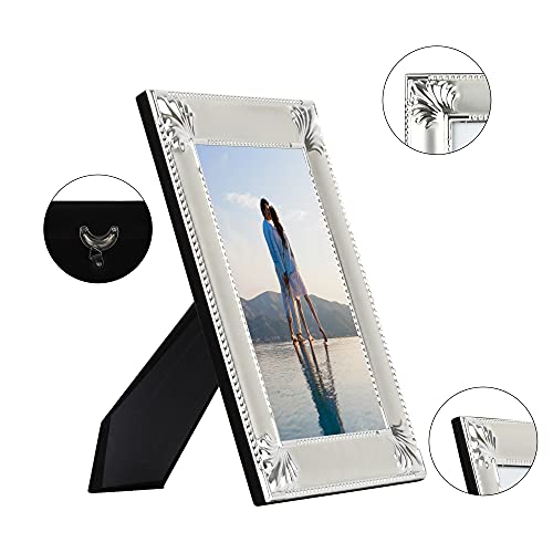 Bowenturbo Metal Picture Frame Silver Plated (5X7) #TOP2