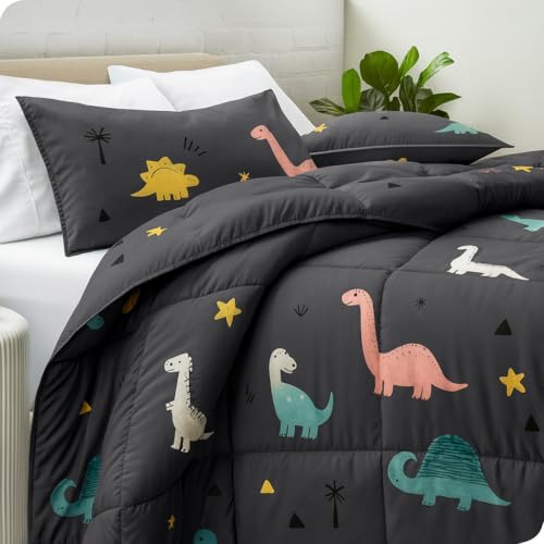 Image of Anjali Overseas 200 GSM 400 TC Kids Glace Cotton Reversible Cartoon Printed Double Bed King Size Comforter with Matching Bedsheet 90 * 100 with 2 Pillow Covers Set of 4 Pieces. Multi B