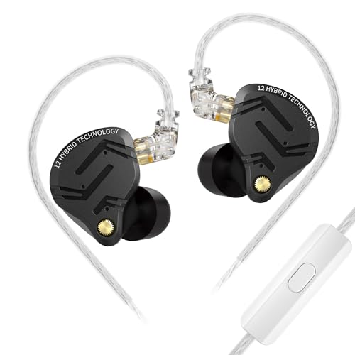 keephifi KZ ZS12 PRO X IEM, 1DD 5BA IEM kopfhörer KZ In-Ear-Monitor-Ohrhörer KZ IEM mit hochreinem...