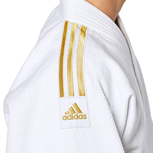 ADIDAS Kimono Judo Quest Branco E Dourado 175