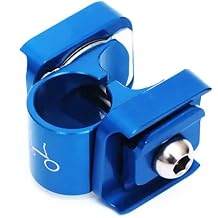 Pentaclip Saddle Clamp for Brompton in Blue