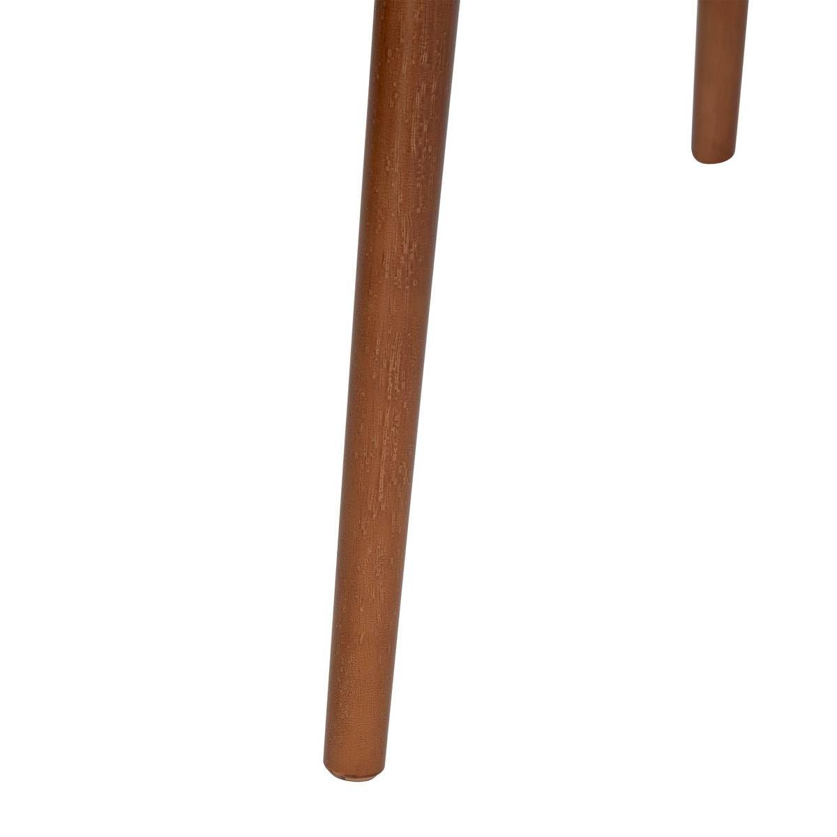 Atmosphera - Juego de 3 mesas Nido Mileo - Multicolor y Madera, 45 cm de Alto - Estilo Retro escandinavo - Mesas auxiliares y de Centro para salón