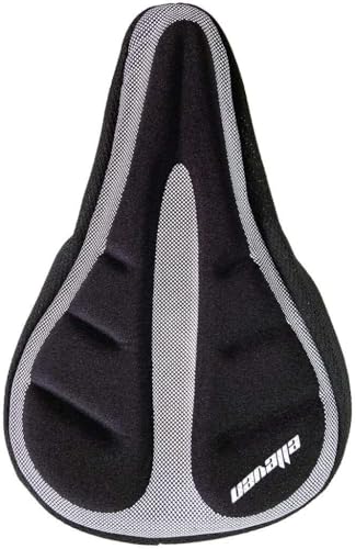Capa Selim Bicicleta Gel Anatômico Confortável, 265x175mm, MTB, Speed, BMX, Bike Coxim Assento Banco