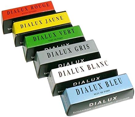 Dialux Jewelry Polishing 6 Bars Jewelers Rouge Polish Jewelry and Metals