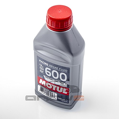 Motul RBF 600 - Liquido per freni da 0,5 litri, completamente sintetico, per tutti i tipi di sistemi frenanti a disco Racing
