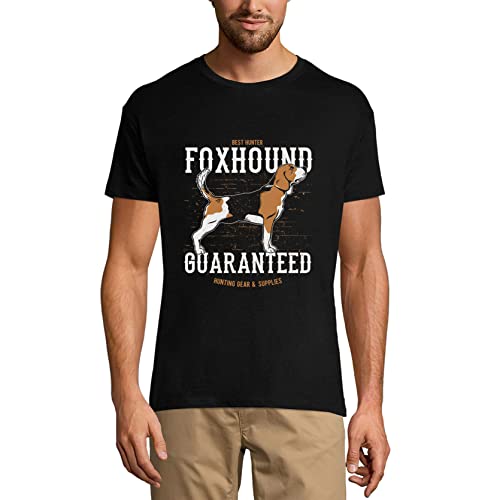 Meilleur Chien de Chasse Foxhound T-Shirt Homme Graphique Vintage Éco