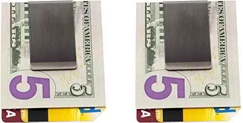 Stephanie Imports Stainless Steel Double-Sided Boxed Money Clip (Set of 2)3