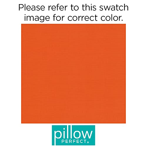 Pillow Perfect 496726 Pompeii Solid Indoor/Outdoor Wicker Patio Seat Cushion Reversible thumb #6