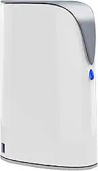 SSK - Armazenamento conectado à rede pessoal de 4 TB compatível com acesso remoto sem fio, armazenamento NAS de escritório doméstico com disco rígido incluído para telefone/tablet, PC/computador