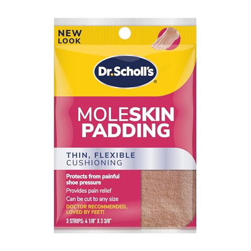 Dr. Scholl's Moleskin 4 1/8 Inch X 3 3/8 Inch Padding, 3 Count Package - image 1