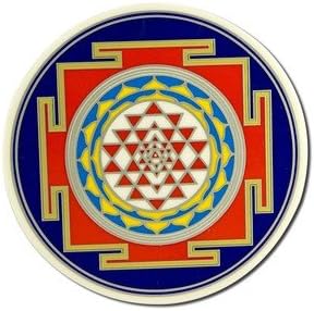 Native Visions Illuminations Dharmaseals Decals, Sri Yantra