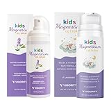 Kids Magnesium Lotion & Magnesium Sleep Spray Set - Calming Lavender Magnesium Oil Spray for Kids Bedtime + Soothing Body Lotion for Nighttime Legs & Feet Comfort, Aromatherapy Lavender & Neroli