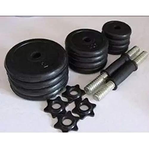 Dumbbells Mannen Plastic Dumbbell Thuis Gewichtheffen Muscle Training Fitnessapparatuur Afneembare 20KG Halterset - Afbeelding 6