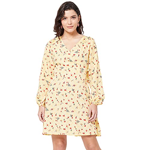Image of R&B Women Polyester Wrap Knee-Length Dress