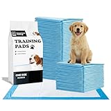 Aspect 100 x Puppy Pads, Leakproof 6-Layer Design with Quick-Dry Surface, Disposable Puppy Training Pads (Blue, 60 x 60cm)