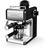 FiNeWaY@ Professional Electric Espresso Cappuccino Coffee Maker Machine Home Office (Black)