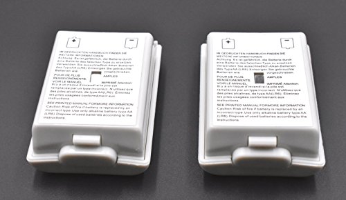 2pcs Battery Cover for Microsoft Xbox 360 Wireless Controller (Black) - //coolthings.us