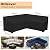Hiticover Outdoor V-Shaped Sectional Couch Cover 80 x 80 Inch