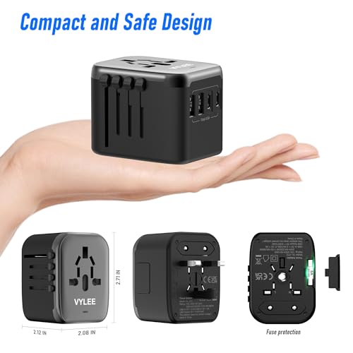 Vylee SL-148US Universal International Power Travel Plug Adapter thumb #4
