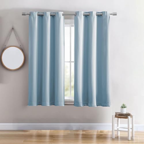 La Mejor Selección de Cortina azul , listamos los 10 mejores. 42 Cortinas Blackout con Aislamiento Térmico para Estar/Recámara Ventana, con Ojales en la Parte Superior, Suave 100% Poliéster Tela Impermeable, Reducción Ruido, 2 Paneles,106.6...