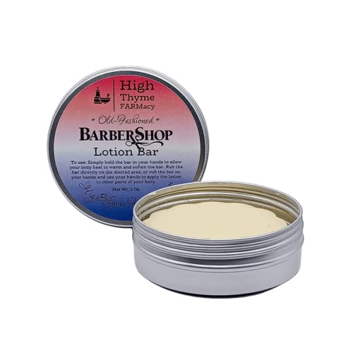 Old-Fashioned Barbershop Moisturizing Lotion Bar 1.5 Ounce Waterless Lotion Bar For Dry Skin #TOP2