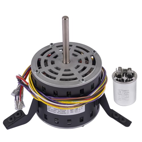Fizzvex 60L21 Furnace Blower Motor Replacement for Lennox 60L2101 29W71 21W85 1/3 HP 115V 1075 RPM Furnace Motor Iron Copper Plastic Black by Fizzvex - Used condition - US$111.28