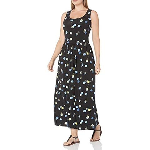 Vestido largo sin mangas y con cintura Amazon Essentials Cover