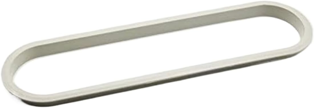 Desk Grommet,Desk Cable Grommet Plastic Table Cable Outlet Grommet Oval Cover for PC Desk Wire Holder Cabinet Vent Hole Decor Handle Furniture Hardware(White,192x60mm)