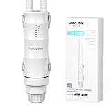 WAVLINK AC1200 Repetidor WiFi Exterior Largo Alcance PoE - Amplificador de Señal Doble Banda 2.4G+5G IP67 Impermeable, Punto de Acceso Outdoor con Antenas Potentes, Ideal para Jardín Piscina Parking