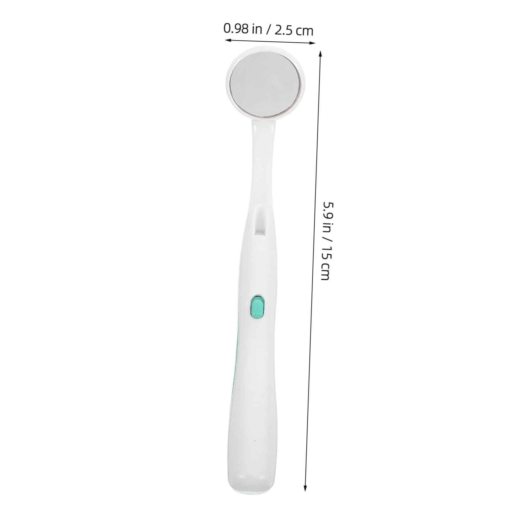 Specchietto Orale LED Antiappannamento in Plastica Verde