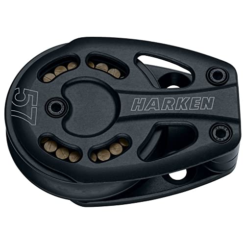 HARKEN Premium Sailing 57mm HL Black Magic Air Foot Boat Block, 57mm, Part 3220