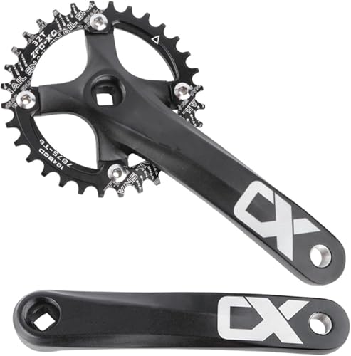 PETCHOR Square Taper Crankset MTB, Mountain Bike...
