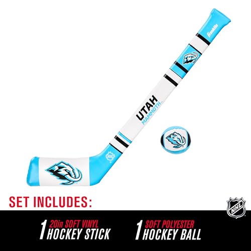 Image of Franklin Sports NHL Team Mini Soft Hockey Stick Set - NHL Team Soft Foam Mini Hockey Stick and Ball - Great Toy for Kids