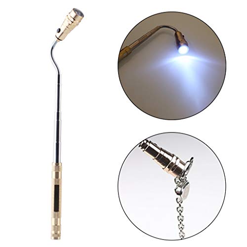 Glumes 2 IN 1 Pick-Up Tool, Long Flexible Pick Up Telescoping Tool Claw