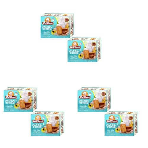 Image of Mid Break Desi Ghee Atta Pistachio Biscuits | Premium Handmade Cookies | Atta Biscuits | 300 Gram X 2 |(Pack Of 6)