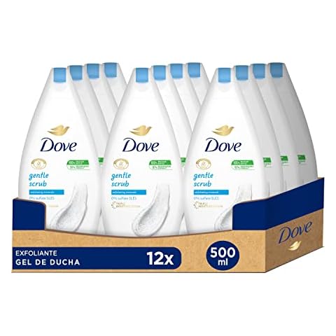 Dove Gel de Ducha Exfoliante Sin Sulfato SLES y Con Hidratantes Vegetales Cover