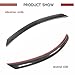Carbon Fiber Trunk Spoiler Compatible with 2008-2014 Benz W204 C-Class 2-Door Duckbill Highkick Rear Tail Deck Lid Wing Spoiler Lip C180 C200 C250 C300 C350 C63 AMG