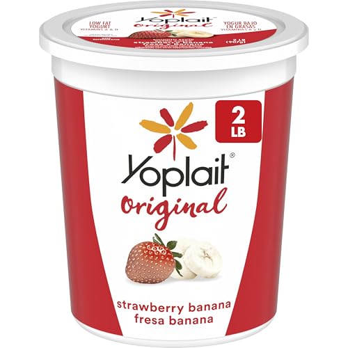 Yoplait Original Smooth Style Strawberry Banana Low Fat Yogurt Tub,