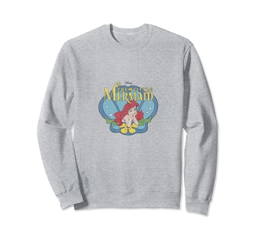 Pull Disney vintage Ariel The Little Mermaid pour femme en molleton
