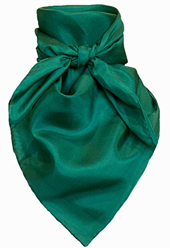 Cowboy Shop Silk Scarves - Forest Green