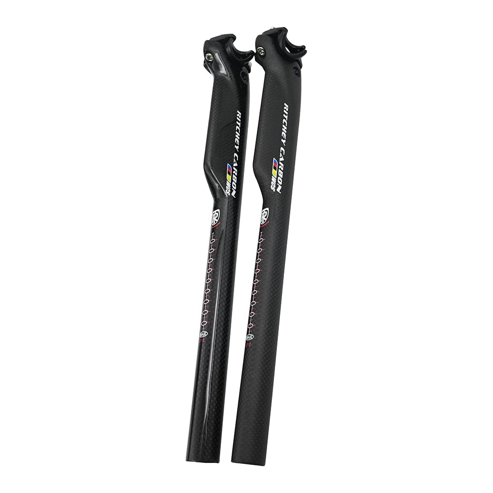 Tige De Selle Carbone Complet MTB Bike SIÈCT SIÈGE Tube Tube DE Tube Vélo SEATPOST VTT Vélo de Montagne SEIVEMENT 27.2 30.8 31.6-350 / 400mm Tige De Selle VTT(Glossy 27.2x350mm)