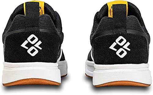 Ollo Alpha Raven/Gum | Lightweight Parkour, Skateboarding, Biking, Freerunning, Hiit, Ninja, Obstacle Cross Training, Stealth, High Grip Flexible Shoes | Men’s Comfort, Ultra Traction, Black (Size 11) #TOP6