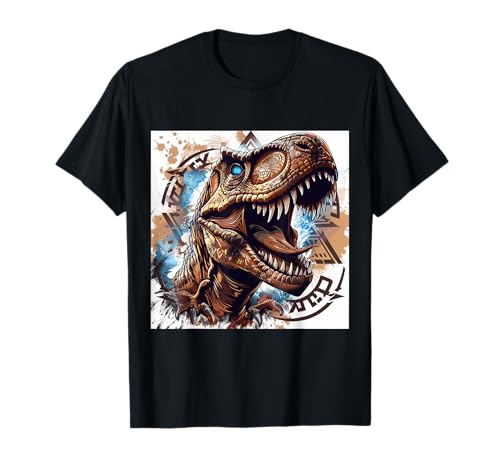 T-Rex Tyrannosaurus Dinosaurio Dino Reptiles Hombre Niño Camiseta