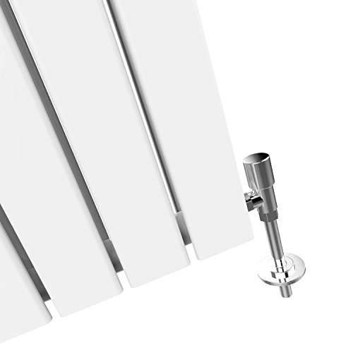 ELEGANT 1800 x 300 mm Designer Vertical Column Radiator White Double Flat Panel